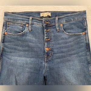 Madewell 10” High Rise skinny Jean